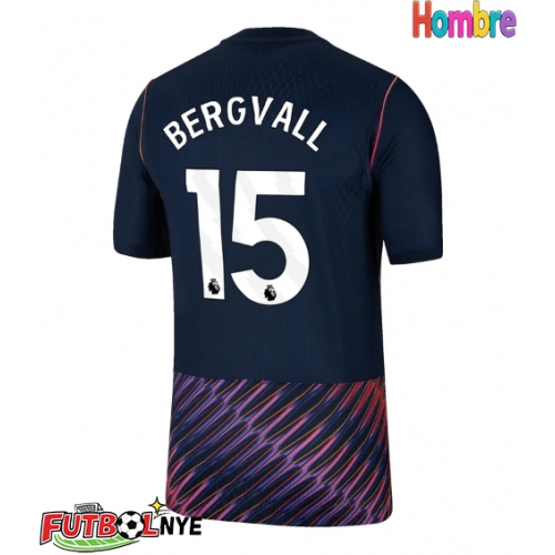 Camiseta Tottenham Hotspur Lucas Bergvall #15 Visitante Equipación 2026-27 manga corta